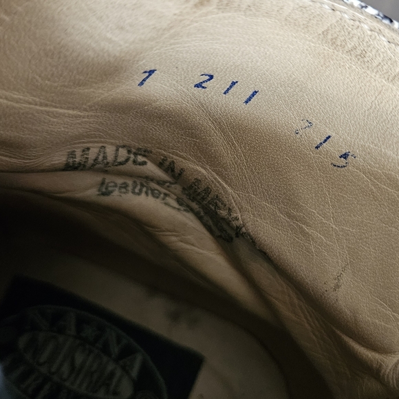 Nana industrial strength vintage snake print boots - Picture 6 of 7